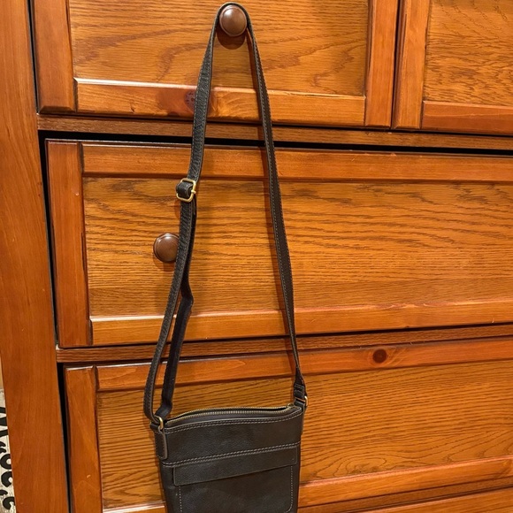 Fossil AIDA small crossbody leather black used - Picture 13 of 13